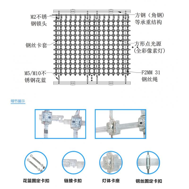 P62.5全彩網(wǎng)格屏，網(wǎng)格軟屏，戶(hù)外LED網(wǎng)格屏